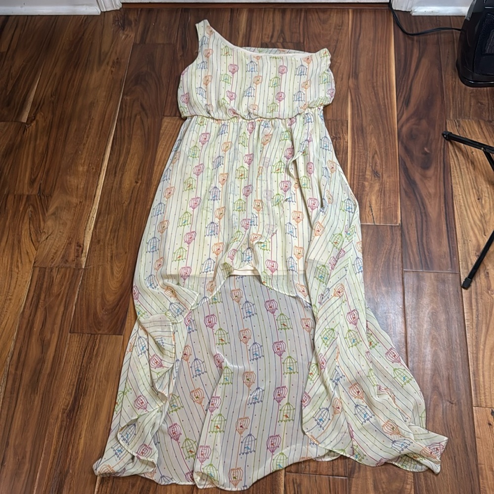 Vintage Judith March birdcage dress